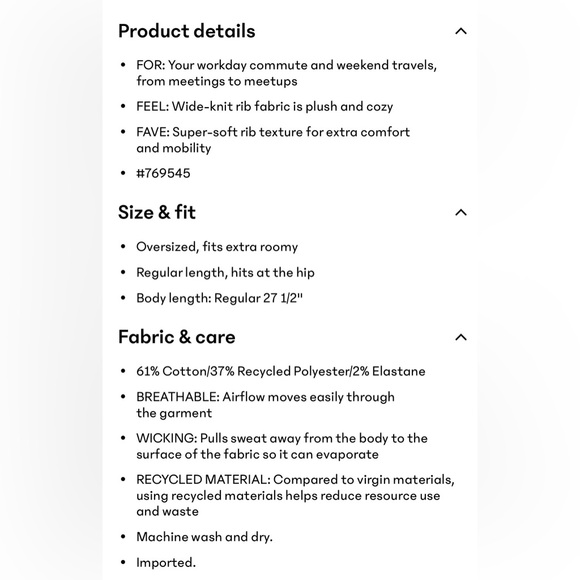 NWT Athleta Truffle Brown Ottoman Quarter-Zip Sweatshirt, size XS - Picture 4 of 4